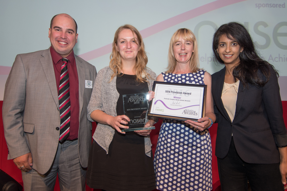 2016 SEN Provision Award Winner - Parkside Complex Needs School, Norwich 2016 SEN Provision Award Winner - Parkside Complex Needs School, Norwich