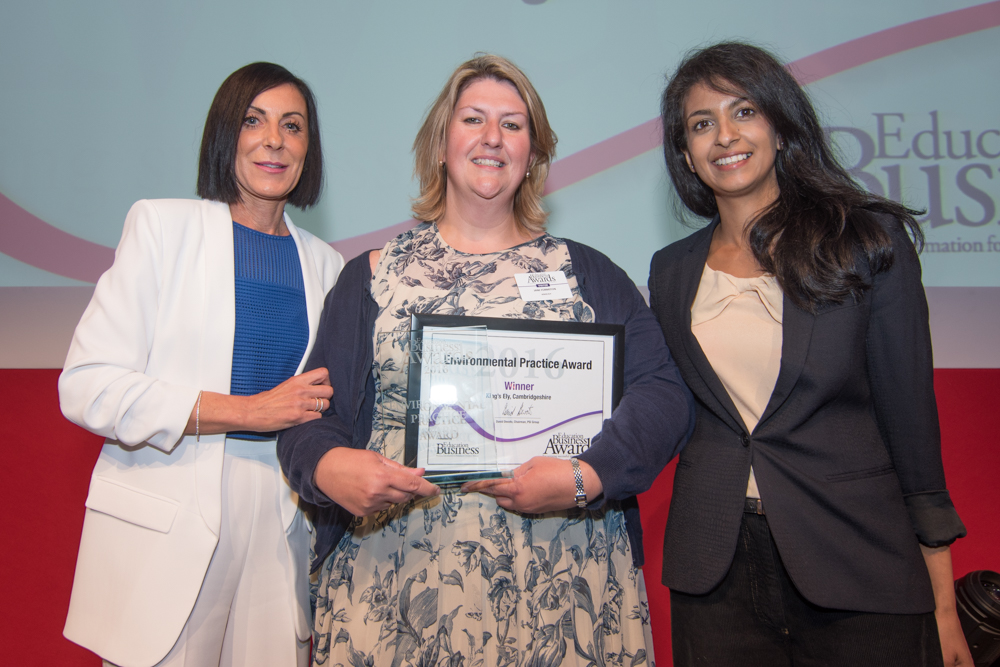 Environmental Practice Award - 2016 winner King's Ely, Cambridgeshire